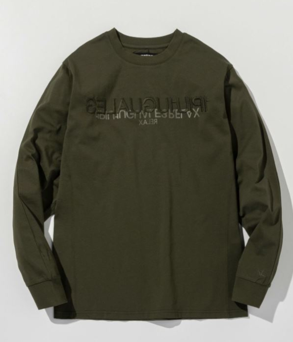 1PIU1UGUALE3 RELAX ウノピゥウノウグァーレトレ リラックス リバーシングロゴTシャツ メンズ ロンT 長袖 カットソー カジュアル スポーツ | 1PIU1UGUALE3 RELAX | 02