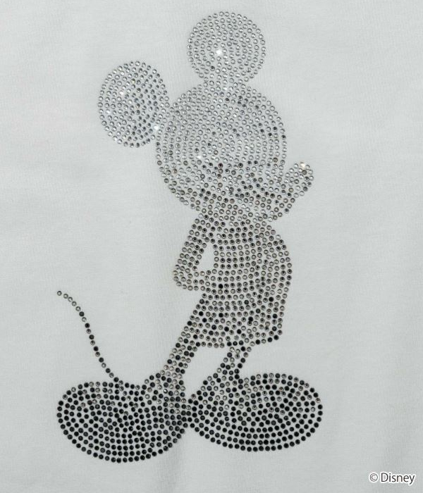 1PIU1UGUALE3 RELAX ウノピゥウノウグァーレトレ リラックス 【ミッキーマウス】グラデーションラインストーンTシャツ メンズ 半袖 カットソー カジュアル | 1PIU1UGUALE3 RELAX | 06
