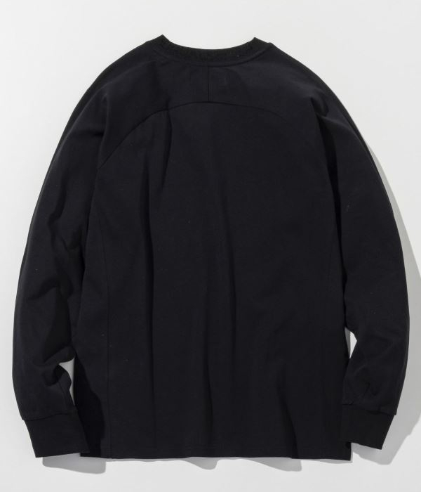 1PIU1UGUALE3 RELAX ウノピゥウノウグァーレトレ リラックス ラインストーンネックロゴTシャツ メンズ ロンT 長袖 カットソー カジュアル スポーツ | 1PIU1UGUALE3 RELAX | 11