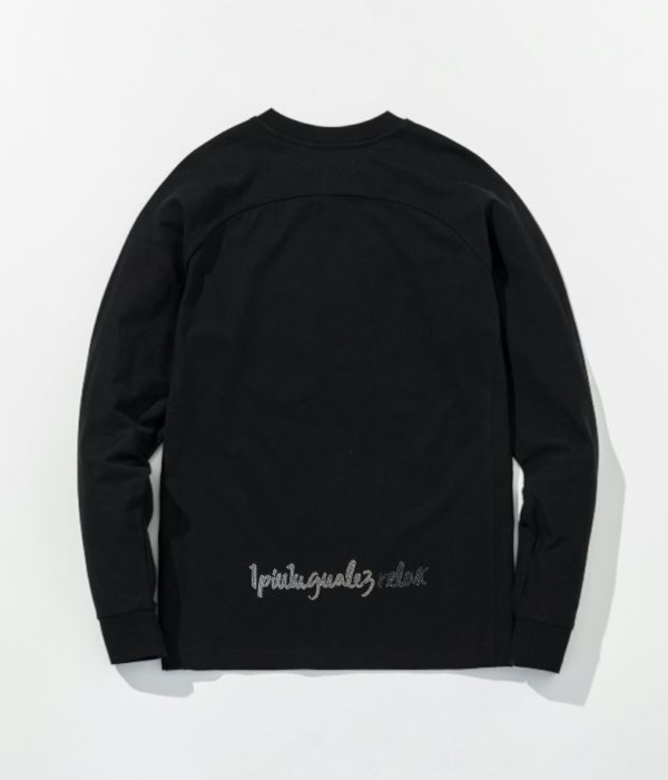 1PIU1UGUALE3 RELAX × Mark Gonzales ウノピゥウノウグァーレトレ リラックス ラインストーンTシャツ メンズ ロンT 長袖 カットソー カジュアル スポーツ | 1PIU1UGUALE3 RELAX | 10