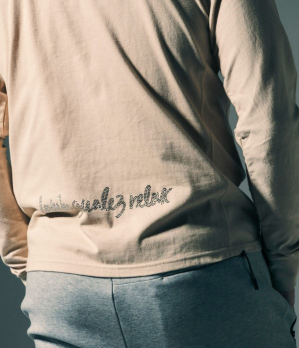 1PIU1UGUALE3 RELAX × Mark Gonzales ウノピゥウノウグァーレトレ リラックス ラインストーンTシャツ メンズ ロンT 長袖 カットソー カジュアル スポーツ | 1PIU1UGUALE3 RELAX | 12