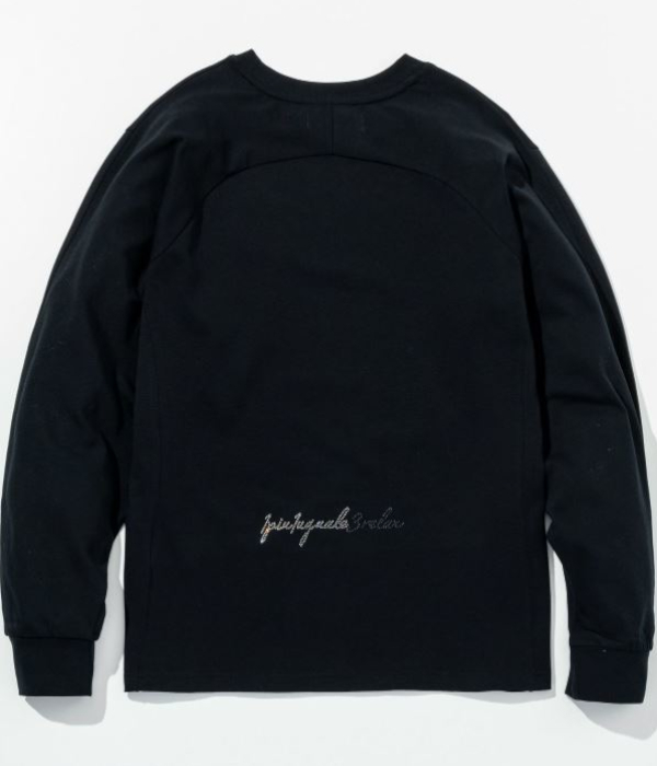 1PIU1UGUALE3 RELAX ウノピゥウノウグァーレトレ リラックス ラインストーンバックロゴTシャツ メンズ ロンT 長袖 カットソー カジュアル スポーツ | 1PIU1UGUALE3 RELAX | 11