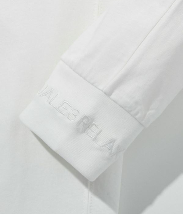 1PIU1UGUALE3 RELAX ウノピゥウノウグァーレトレ リラックス グロッシー刺繍ネックロゴTシャツ メンズ ロンT 長袖 カットソー カジュアル スポーツ | 1PIU1UGUALE3 RELAX | 10