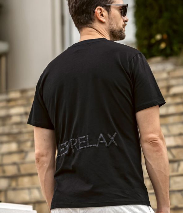 1PIU1UGUALE3 RELAX ウノピゥウノウグァーレトレ リラックス ハンドライクエンボスロゴTシャツ メンズ 半袖 カットソー カジュアル スポーツ | 1PIU1UGUALE3 RELAX | 04