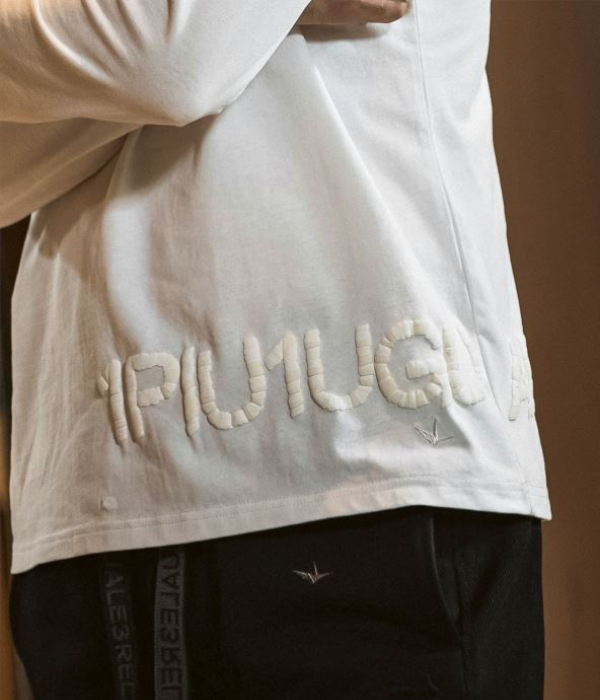 1PIU1UGUALE3 RELAX ウノピゥウノウグァーレトレ リラックス ハンドライクエンボスロゴTシャツ メンズ ロンT 長袖 カットソー カジュアル スポーツ | 1PIU1UGUALE3 RELAX | 05