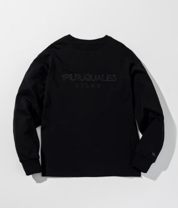 1PIU1UGUALE3 RELAX ウノピゥウノウグァーレトレ リラックス スタッズロゴTシャツ メンズ ロンT 長袖 カットソー カジュアル スポーツ | 1PIU1UGUALE3 RELAX | 02