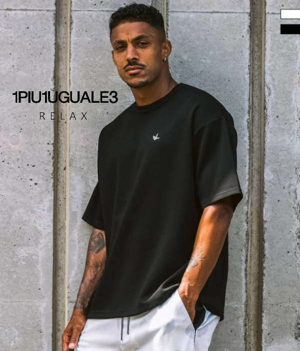 1PIU1UGUALE3 RELAX ウノピゥウノウグァーレトレ リラックス レーヨンブレンドドローコードTシャツ メンズ 半袖 カットソー 男性 カジュアル | 1PIU1UGUALE3 RELAX