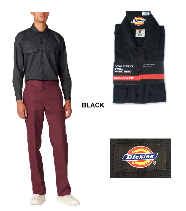 Dickies（ディッキーズ） 【Dickies】574 長袖ワークシャツ 無地 LONG