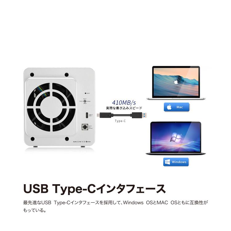 【国内正規品】 TerraMaster D2-310 USB3.1(Gen1、5Gbps) HDD