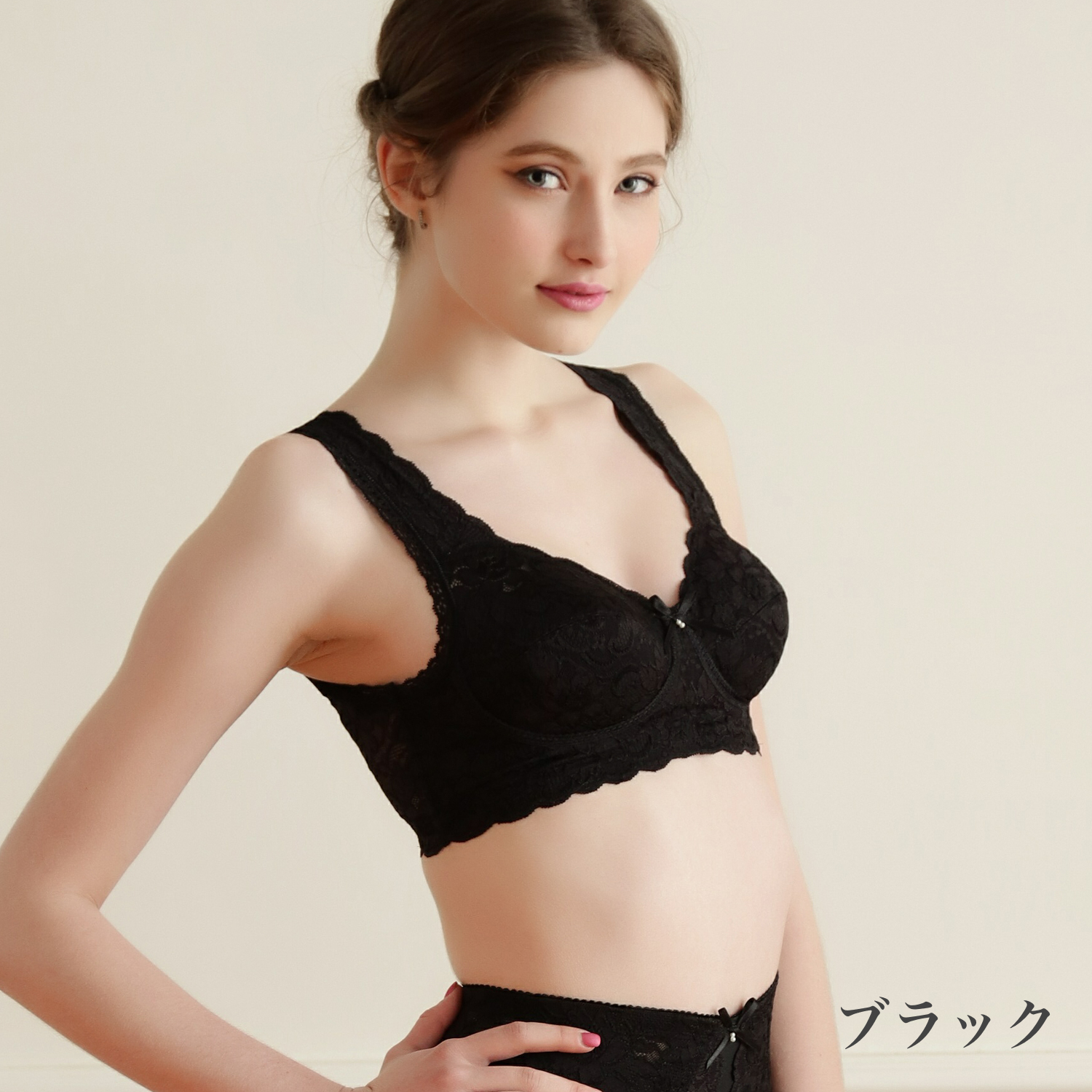 【3/31まで期間限定20％OFF】総レースフルカップブラジャー ノンワイヤー ミディアム補正 苦しくないブラ タムラ TYA90 TAMURA≪日本製≫[M便 1/2] | TAMURA | 04