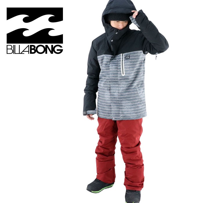 ビラボン スノーパンツ ボルドー 10K 細身 防水 無地 スノボウェア スノーウエア BILLABONG AH01M-705