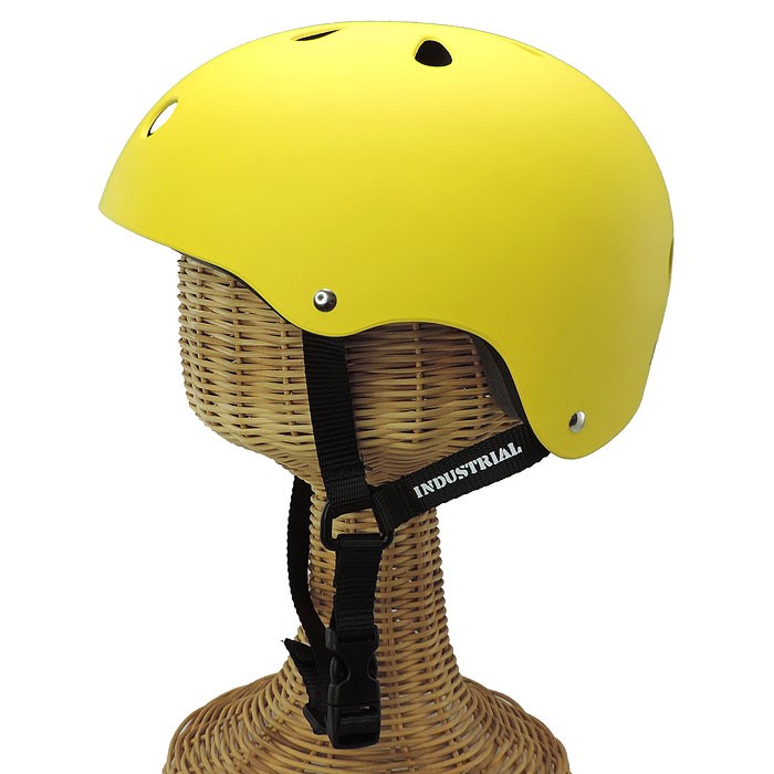 INDUSTRIAL HELMET ヘルメット 黄色 自転車 プロテクター インダストリアル BMX スケートボード  イエロー-UPスポーツネットショップ