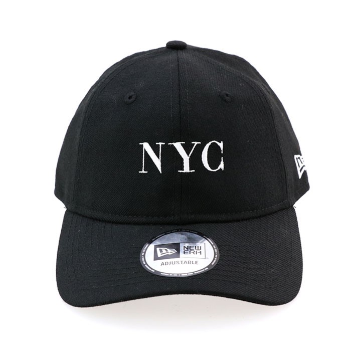 2018新作 ニューエラ ストラップバック キャップ 9thirty Nyc 930 Basic Fabrics Cap 帽子 ブラック 黒 Cap キャップ 帽子 ハット Upスポーツネットショップ