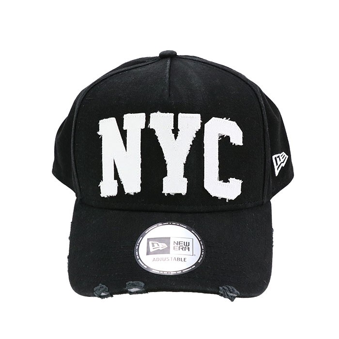 ニューエラ 黒 ダメージ 940 Newera 9forty Nyc Cap ブラック スナップバックキャップ Cap キャップ 帽子 ハット Upスポーツネットショップ