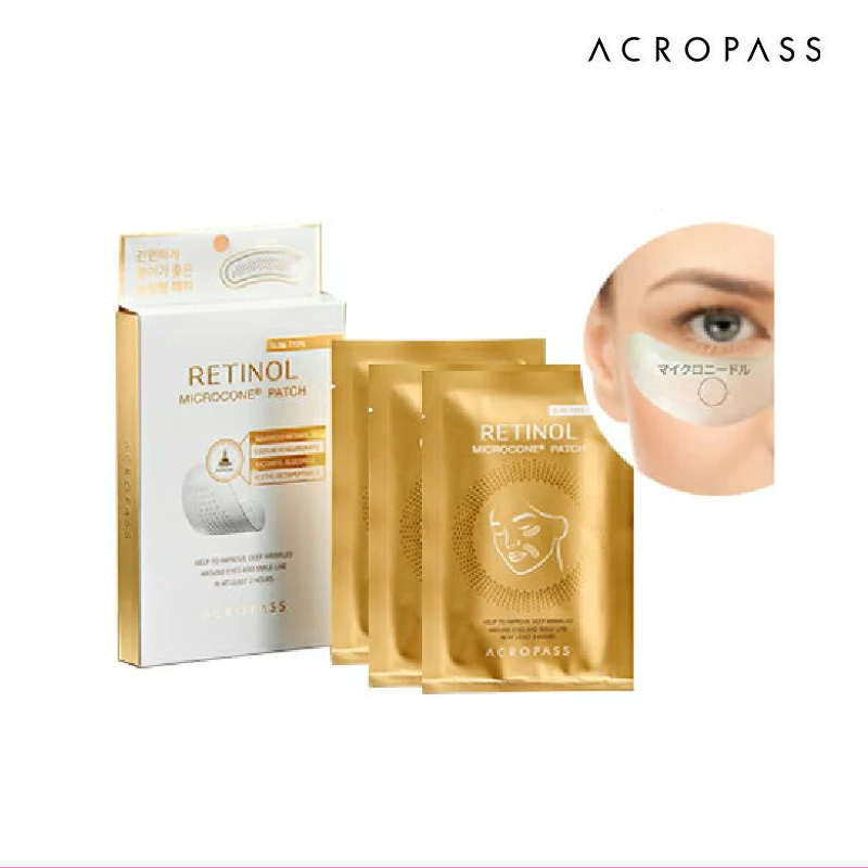 マイクロニードルアイパッチ　アクロパスRETINOL PATCH 4枚 5箱 Amazon | Acropass (アクロパス) レチノールパッチ オリジナル 4