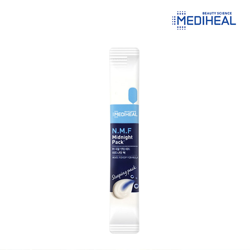 【お試し1枚】MEDIHEAL メディヒール N.M.Fミッドナイトパック 4ml Midnight Pack パック 洗い流す ヒアルロン酸 正規品  韓国コスメ 国内発送