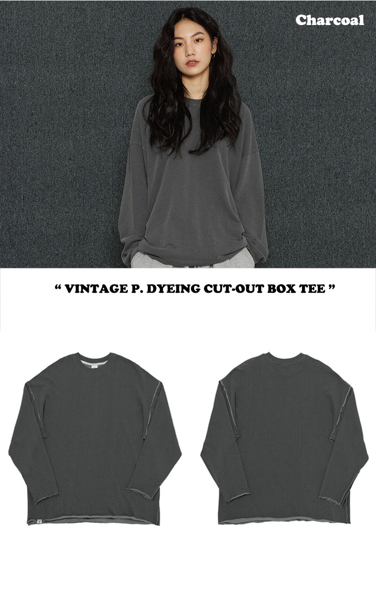 エーナッシング ロンT A NOTHING 正規販売店 VINTAGE P. DYEING
