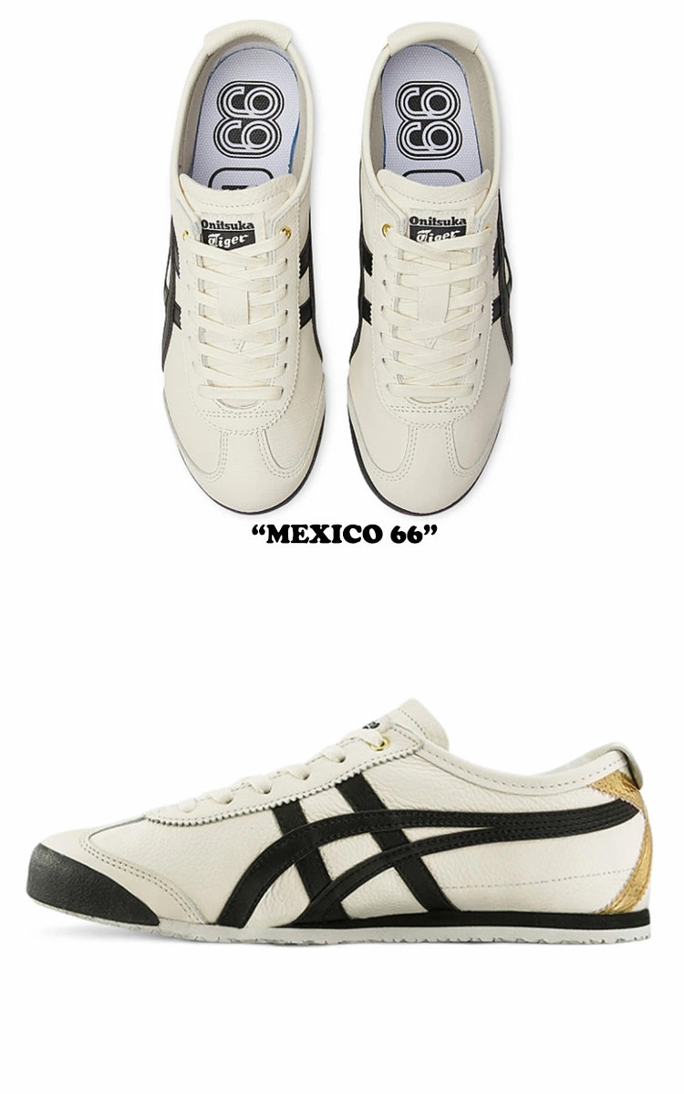 オニツカタイガー メキシコ66 TGRS ブラック/クリーム Onitsuka Tiger】 Mexico 66 TGRS Black Cream (onitsuka tiger