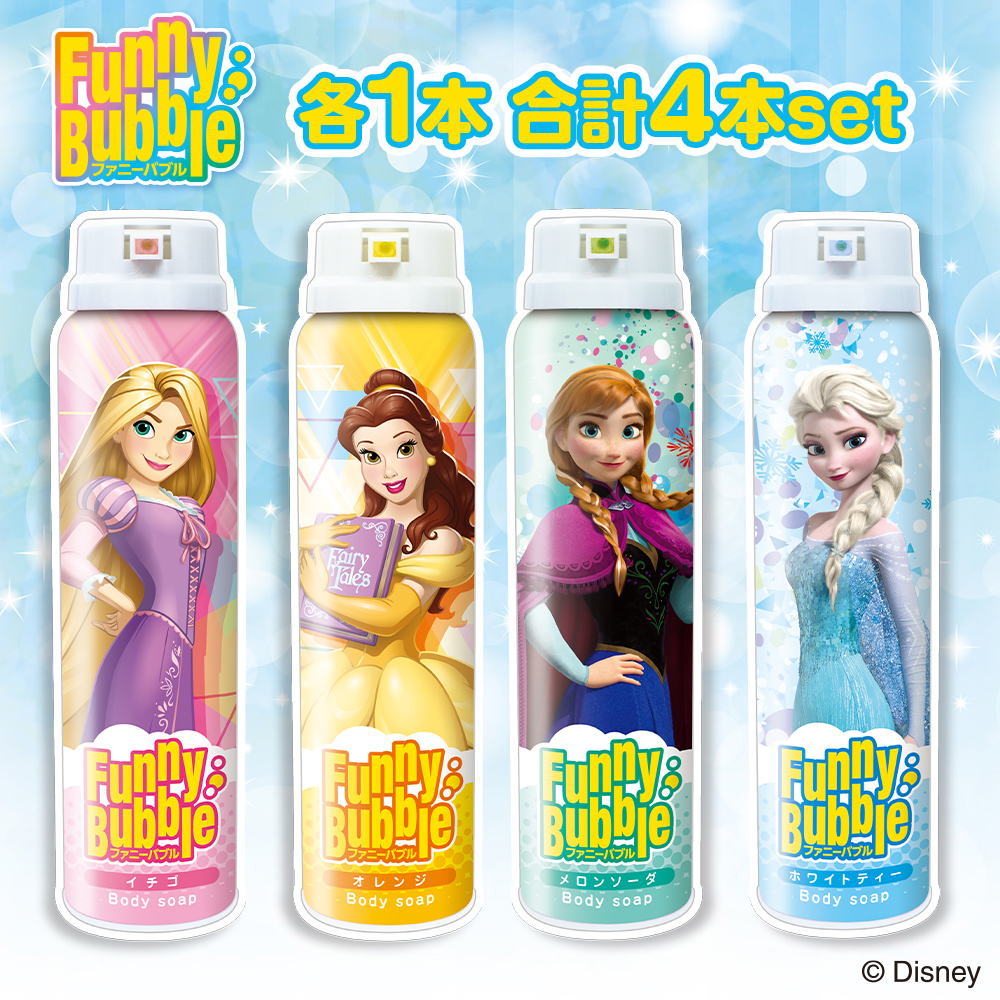 ファニーバブル Disney ☆単品☆ お風呂 おもちゃ 泡 ボディーソープ