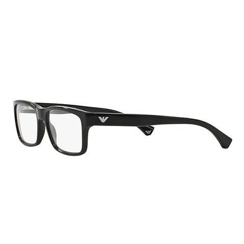 EMPORIO ARMANI エンポリオアルマーニ EA3050F 5017 55 伊達 メガネ 眼鏡 フルフィットモデル スクエア セル