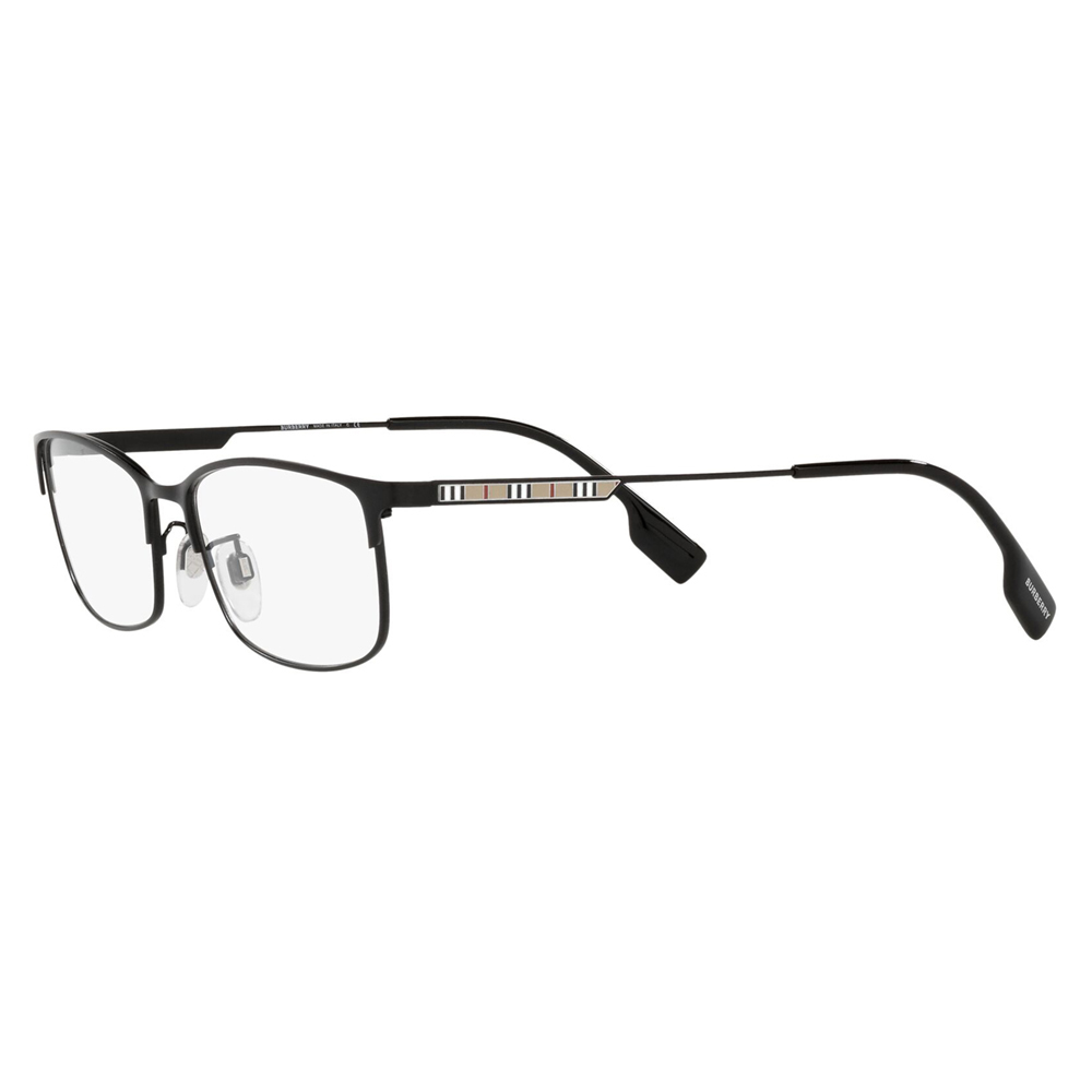バーバリー BURBERRY メガネ BE1357TD 1007 55 伊達眼鏡 メガネ アジアンフィット スクエア メタル フルリム