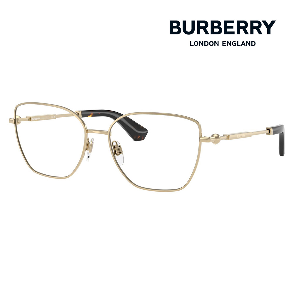 正規品販売店 バーバリー BURBERRY メガネ BE1390 1109 54 伊達眼鏡 キャットアイ メタル アジアンデザイン レディース | BURBERRY