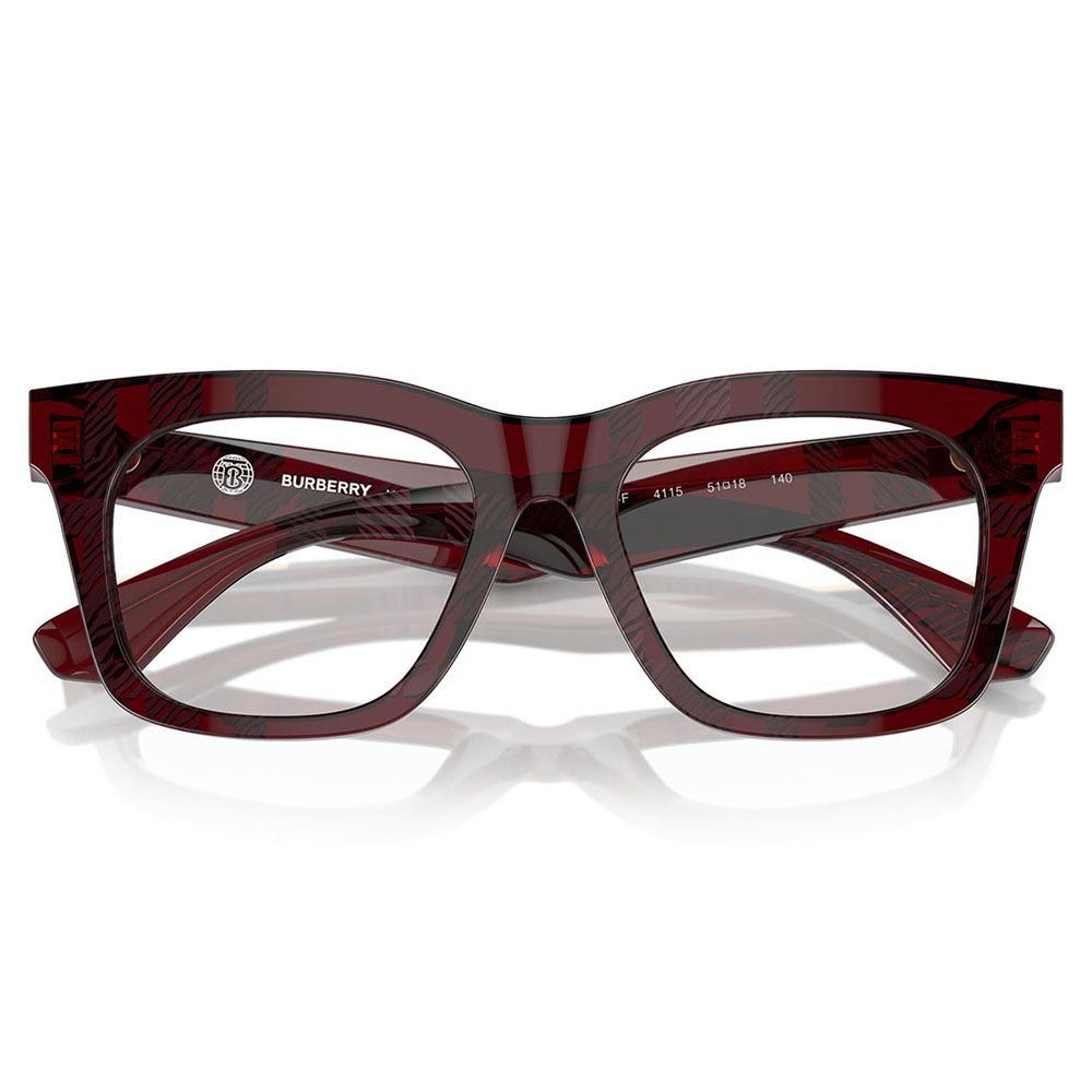 正規品販売店 バーバリー BURBERRY メガネ BE2407F 4115 51 伊達眼鏡 フルフィット スクエア ウェリントン セル レディース | BURBERRY | 04