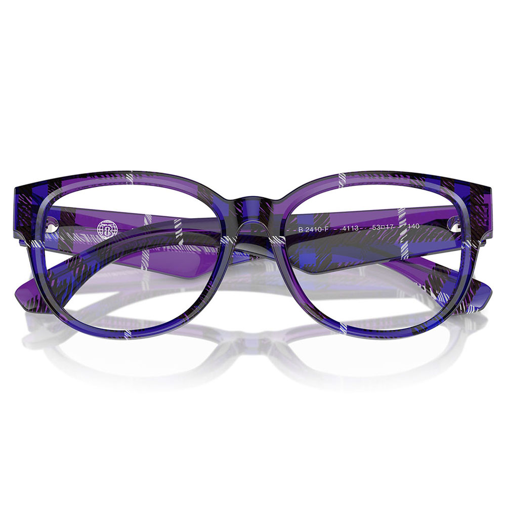 正規品販売店 バーバリー BURBERRY メガネ BE2410F 4113 53 伊達眼鏡 フルフィット ウェリントン セル レディース | BURBERRY | 04