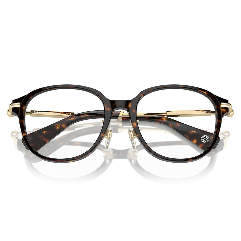 正規品販売店 バーバリー BURBERRY メガネ BE2412D 3002 52 伊達眼鏡 アジアンデザイン ボストン セル メタル レディース | BURBERRY | 04