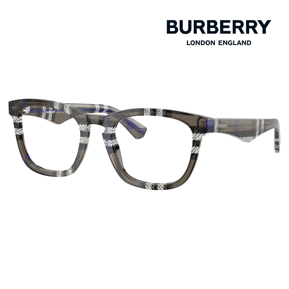 正規品販売店 バーバリー BURBERRY メガネ BE2417F 4147 53 伊達眼鏡 フルフィット スクエア セル メンズ | BURBERRY