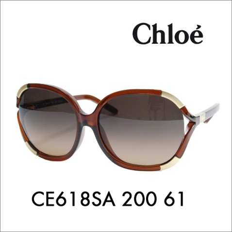 【OUTLET★SALE】アウトレット セール CHLOE クロエ CE618SA 200 61 伊達メガネ 眼鏡 サングラス レディース