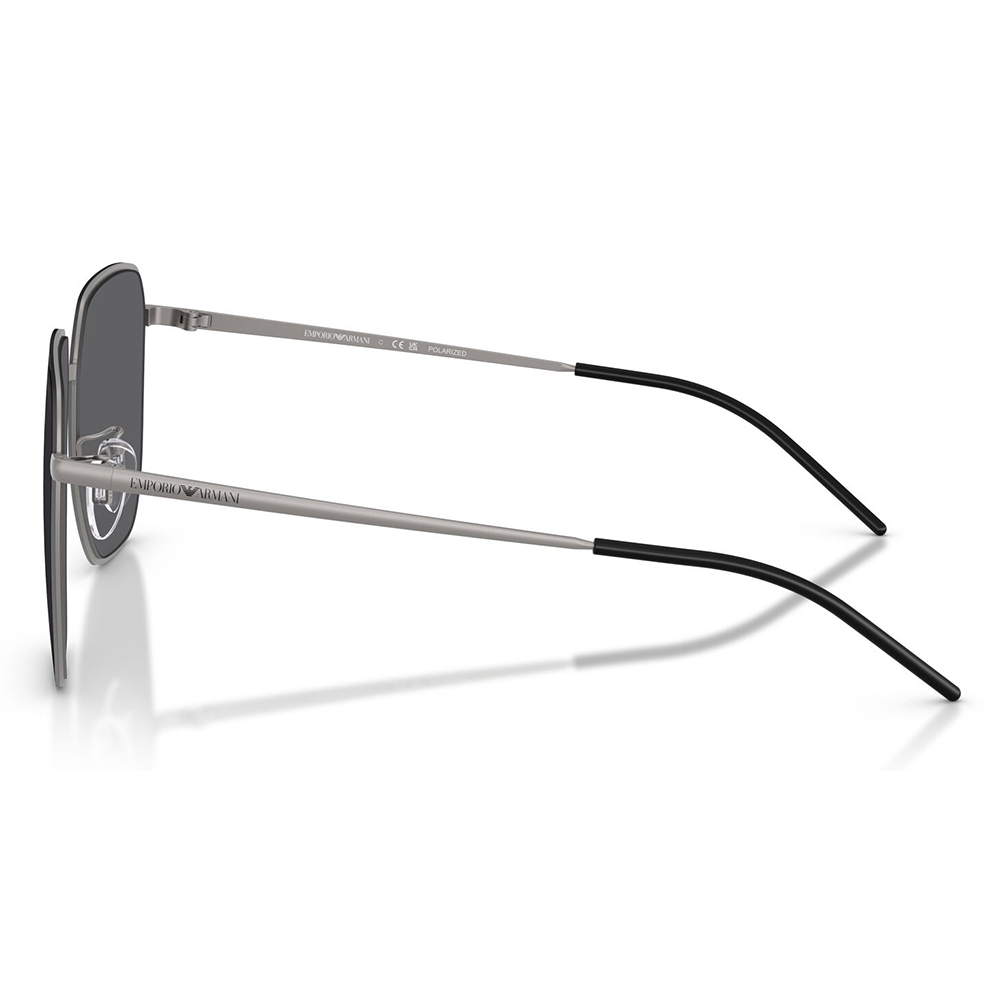 EMPORIO ARMANI エンポリオアルマーニ サングラス 伊達 メガネ 眼鏡 EA2135D 300381 60 メタル スクエア メンズ アジアンモデル 偏光 | EMPORIO ARMANI | 02