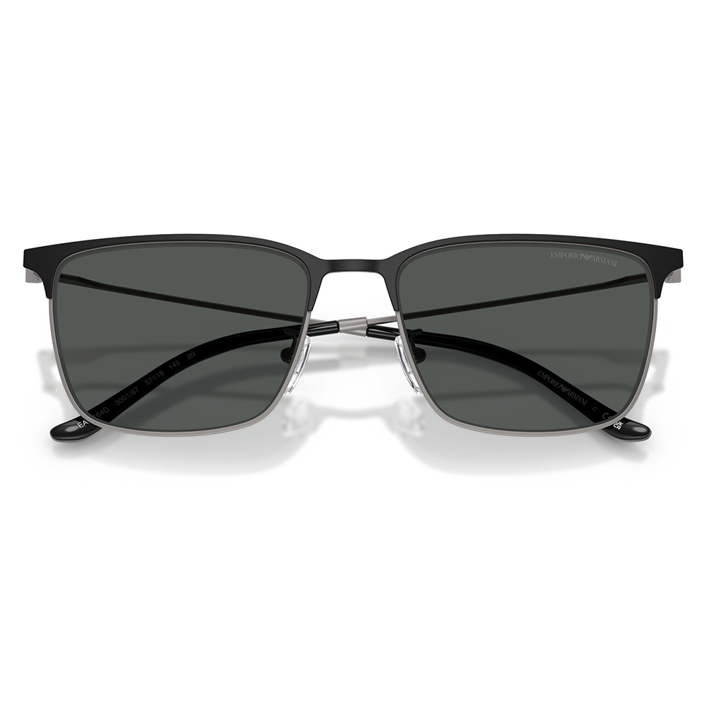 EMPORIO ARMANI エンポリオアルマーニ サングラス EA2164D 300187 57 メタル レクタングル メンズ アジアンモデル | EMPORIO ARMANI | 04