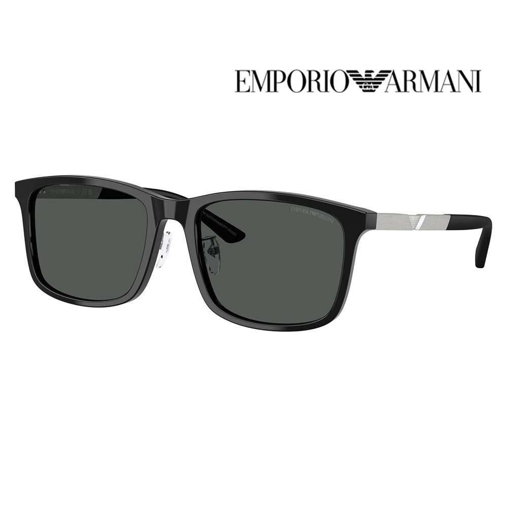 EMPORIO ARMANI エンポリオアルマーニ サングラス EA4241D 501787 57 アジアンデザインモデル  スクエア セル メンズ 　 | EMPORIO ARMANI