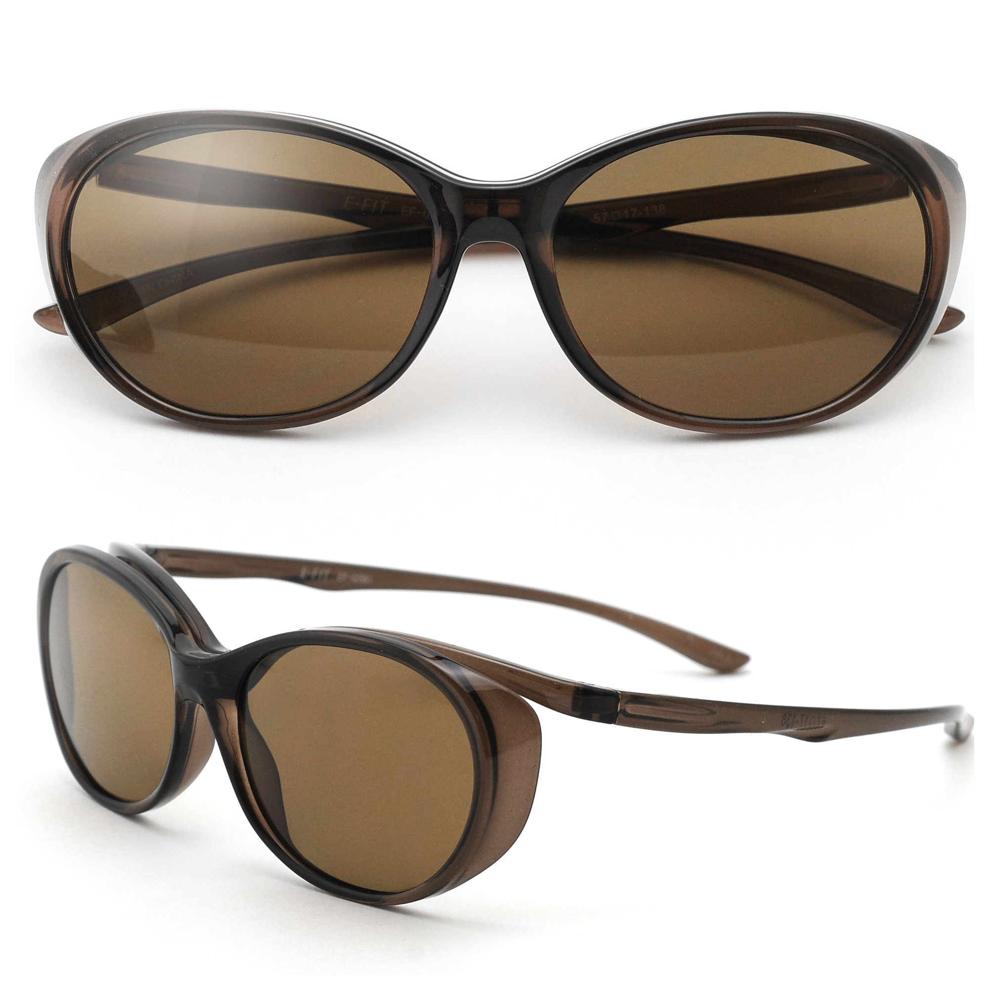 E-FIT イーフィット EF-OS61 おしゃれなオーバーサングラス レディース メガネの上からサングラス 偏光レンズ オーバーサングラス 偏光サングラス 伊達眼鏡 |  | 19