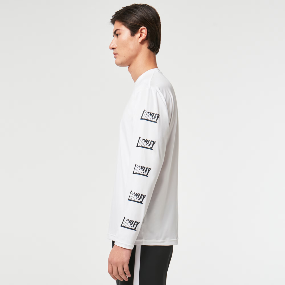 オークリー FOA403601 OAKLEY ENHANCE QD LS TEE BOLD EVO 12.0 ロゴ Tシャツ 長袖 トップス メンズ トレーニングウェア スポーツ 22SS | OAKLEY | 05