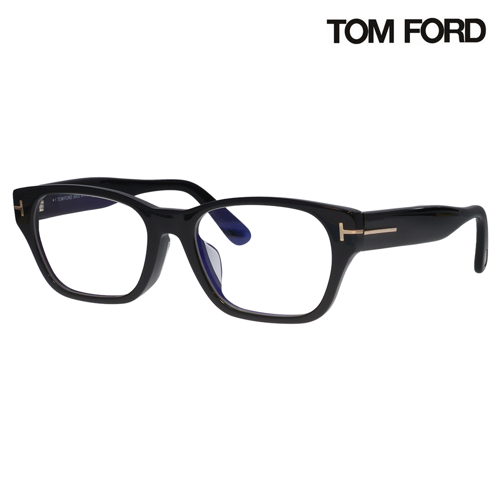 トムフォード メガネ フレーム FT5781DB 001 54 TOM FORD TOMFORD スクエア ブルーライトカット 伊達メガネ 眼鏡 Made In Italy | TOM FORD