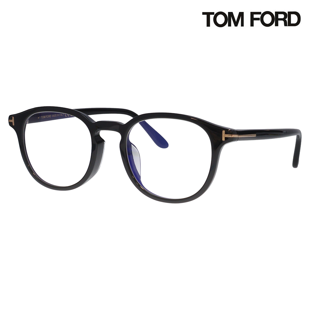トムフォード メガネ フレーム FT5795KB 001 51 TOM FORD TOMFORD ウェリントン ブルーライトカット 伊達メガネ 眼鏡 Made In Italy | TOM FORD