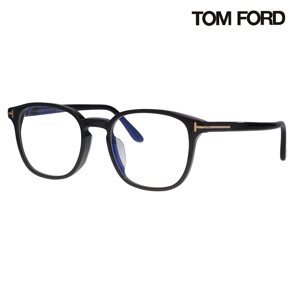 トムフォード メガネ フレーム FT5797KB 001 51 TOM FORD TOMFORD スクエア ブルーライトカット 伊達メガネ 眼鏡 Made In Italy | TOM FORD