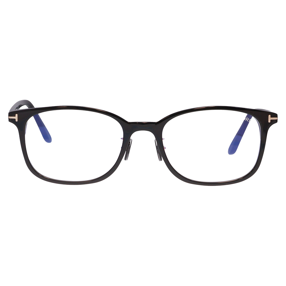 トムフォード メガネ フレーム FT5852DB 001 54 TOM FORD TOMFORD スクエア ブルーライトカット伊達メガネ眼鏡 MadeInItaly | TOM FORD | 01