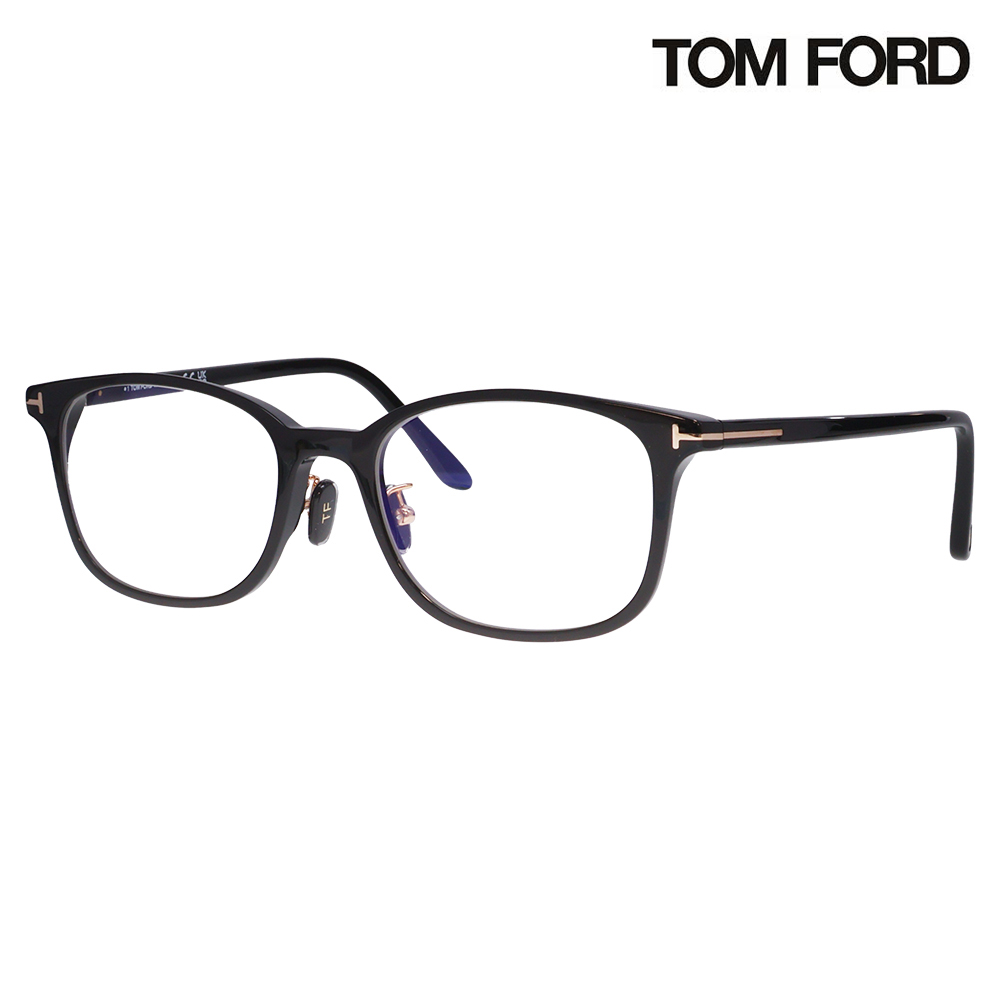 トムフォード メガネ フレーム FT5852DB 001 54 TOM FORD TOMFORD スクエア ブルーライトカット伊達メガネ眼鏡 MadeInItaly | TOM FORD