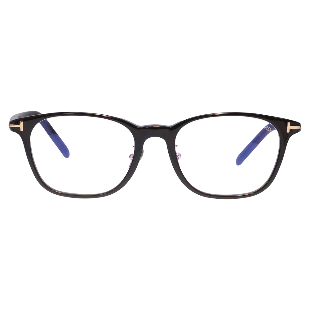 トムフォード メガネ フレーム FT5860DB 001 52 TOM FORD TOMFORD スクエア ブルーライトカット伊達メガネ眼鏡 MadeInItaly | TOM FORD | 01