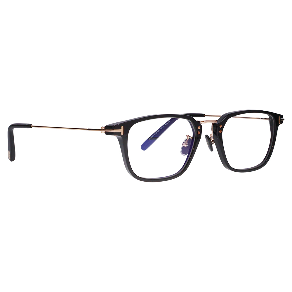 トムフォード メガネ フレーム FT5862DB 001 52 TOM FORD TOMFORD スクエア ブルーライトカット伊達メガネ眼鏡 MadeInItaly | TOM FORD | 04