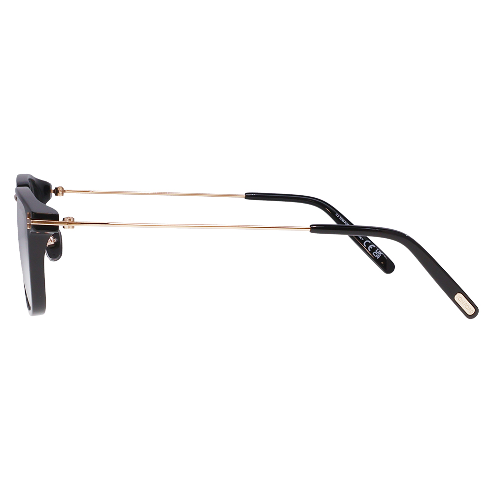 トムフォード メガネ フレーム FT5862DB 001 52 TOM FORD TOMFORD スクエア ブルーライトカット伊達メガネ眼鏡 MadeInItaly | TOM FORD | 02