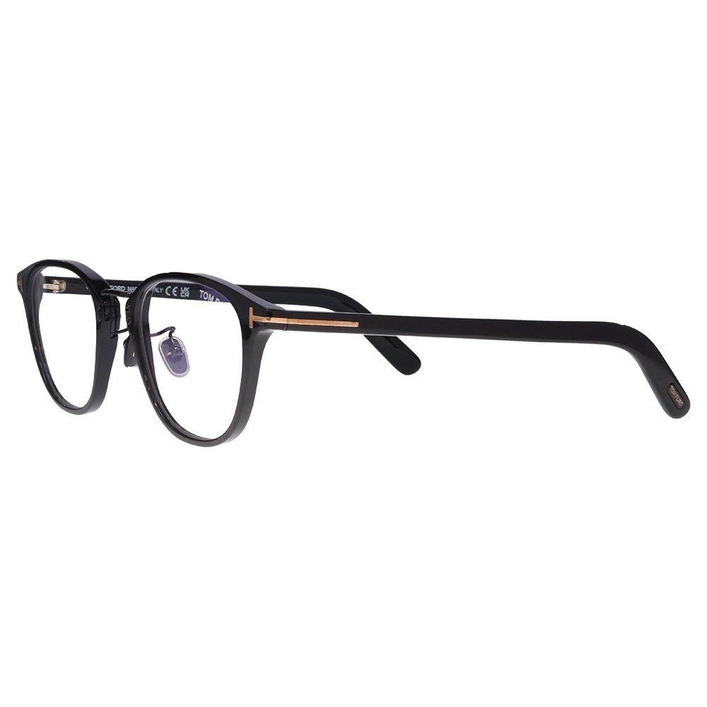 トムフォード メガネ フレーム FT5919DB 001 50 TOM FORD TOMFORD ウェリントン ブルーライトカット伊達メガネ眼鏡 MadeInItaly | TOM FORD | 03
