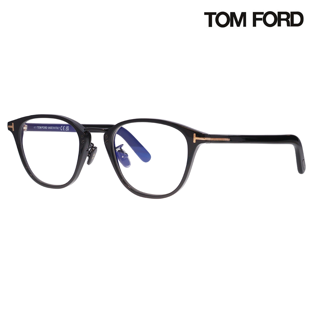 トムフォード メガネ フレーム FT5919DB 001 50 TOM FORD TOMFORD ウェリントン ブルーライトカット伊達メガネ眼鏡 MadeInItaly | TOM FORD