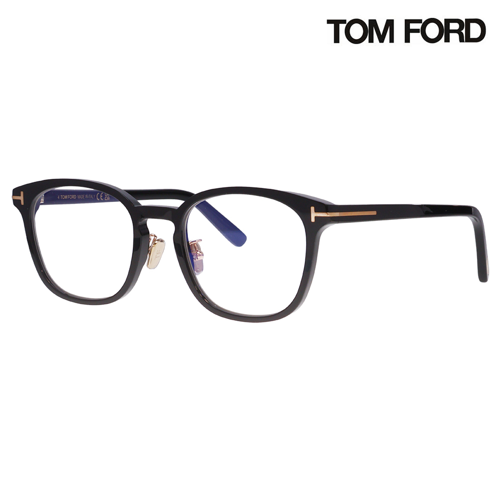 トムフォード メガネ フレーム FT5997KB 001 51 TOM FORD TOMFORD ウェリントン ブルーライトカット伊達メガネ眼鏡 MadeInItaly | TOM FORD