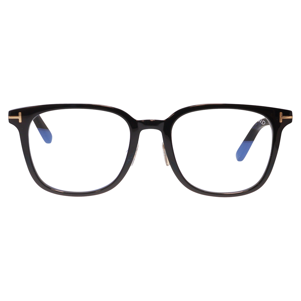 トムフォード メガネ フレーム FT5998KB 001 51 TOM FORD TOMFORD スクエア ブルーライトカット伊達メガネ眼鏡 MadeInItaly | TOM FORD | 01