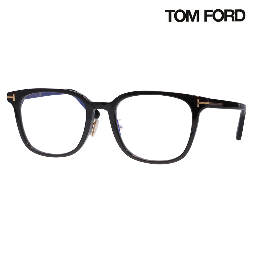 トムフォード メガネ フレーム FT5998KB 001 51 TOM FORD TOMFORD スクエア ブルーライトカット伊達メガネ眼鏡 MadeInItaly | TOM FORD