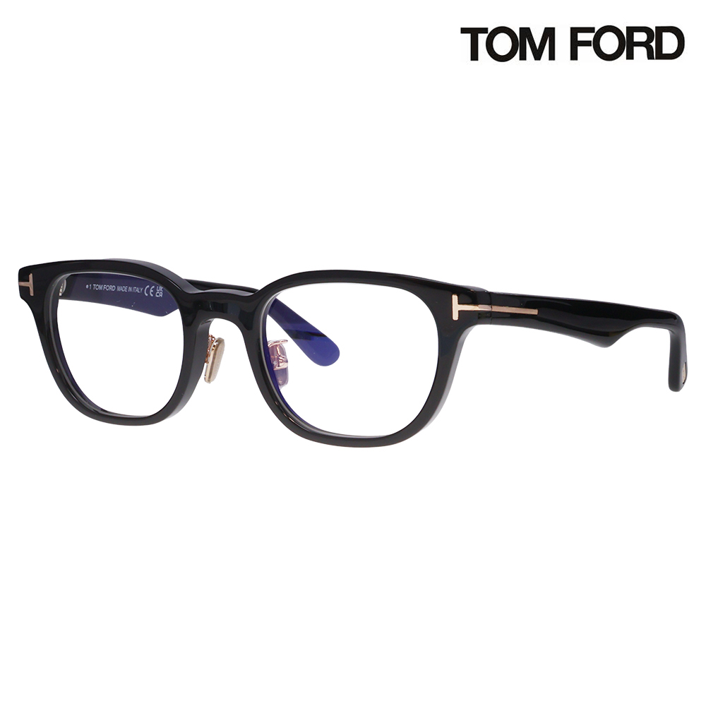 トムフォード メガネ フレーム FT6020DB 001 49 TOM FORD TOMFORD ウェリントン ブルーライトカット伊達メガネ眼鏡 MadeInItaly | TOM FORD